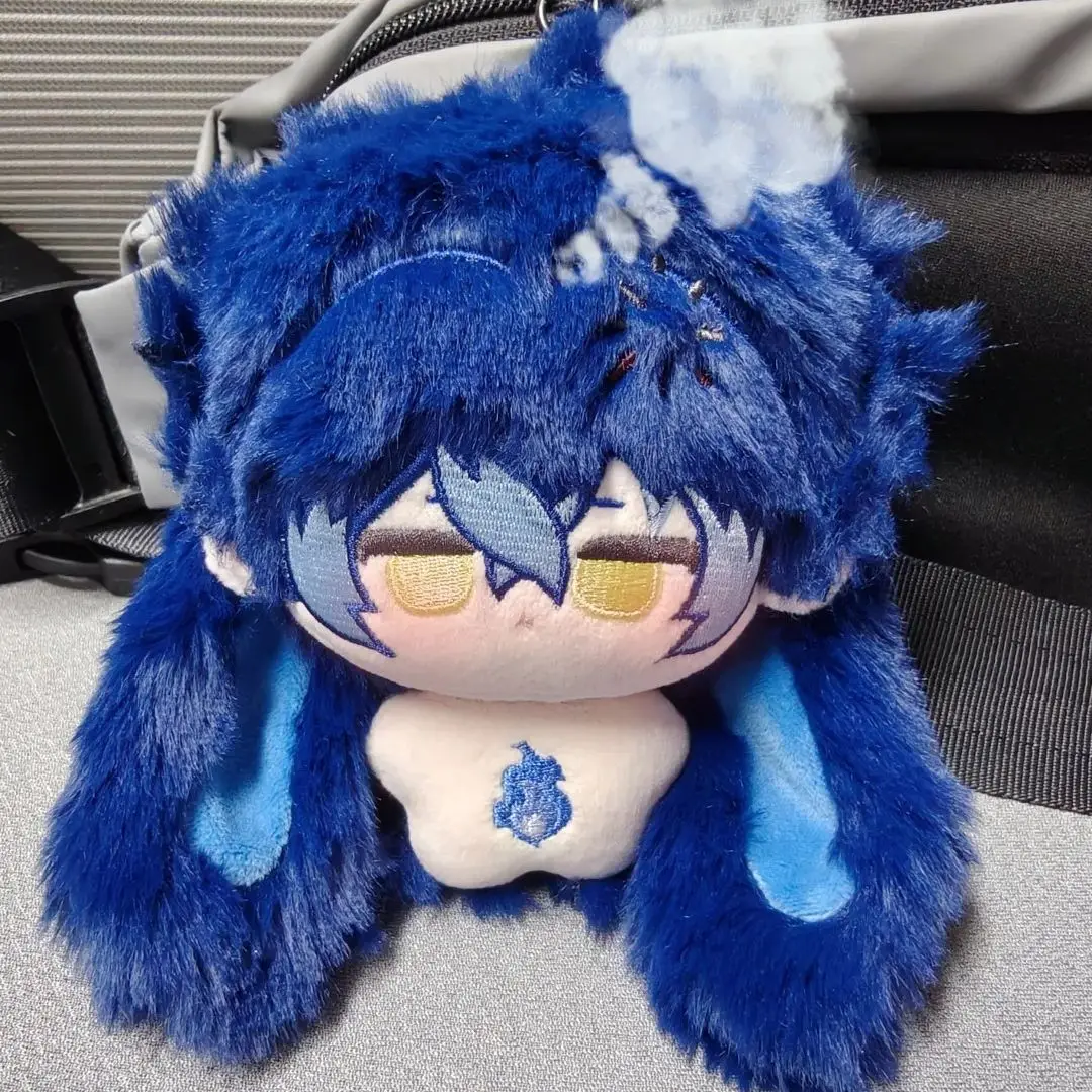 Gevulde 10 cm Anime Genshin Impact Kyryll Chudomirovich Flins Katoenen Pop Zeester Lichaam Sleutelhanger Mini Zachte Knuffel Speelgoed