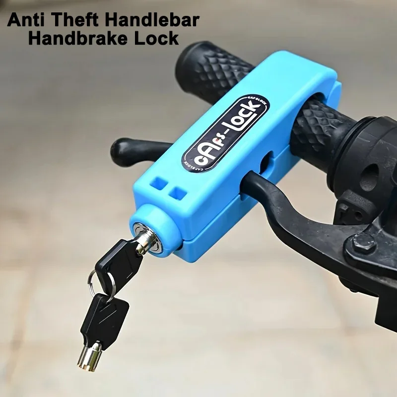 

Anti Theft Handlebar Handbrake Lock Mini Electric Vehicle Bike Anti-Theft Lock Set Portable Motorcycle Horn Throttle Lock