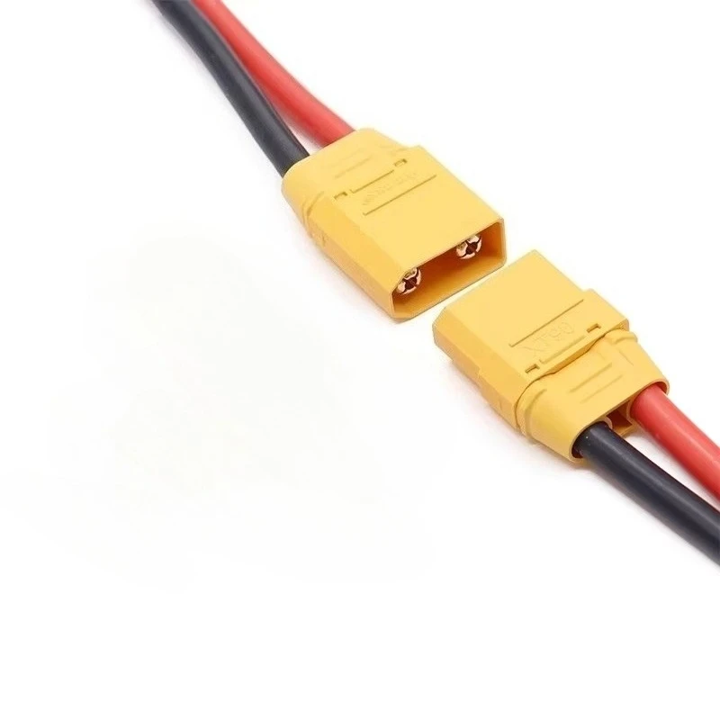 2 stuks XT90 Vrouwelijke Mannelijke Connector Kabel met 100mm 12AWG Siliconen Draad ESC Oplader voor Rc Lipo Batterij Rc Drone Auto Boot FPV