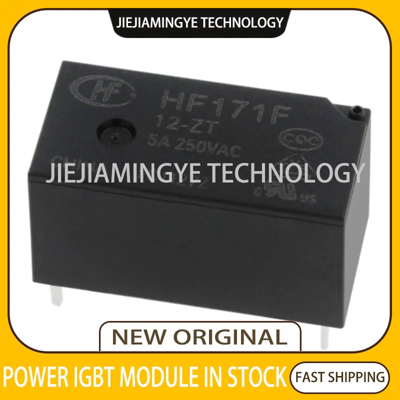 Relay 5-pin groupconversion HF171F-5-ZT HF171F-12-ZT HF171F-24-ZT HF171F-5-HT HF171F-12-HT HF171F-24-HT HF171F/5-Z3 HF171F/12-Z3