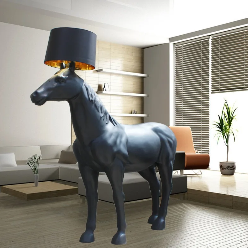 Steel Malaysian floor lamp plastic ornament, hotel clubhouse living room KTV hall engineering art decoration