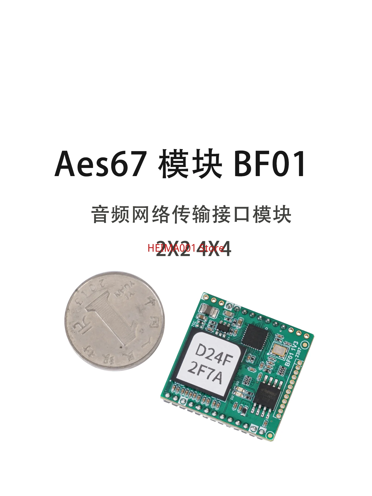 

AES67 Audio Network Transmission Interface Module BF01 2X2 4X4