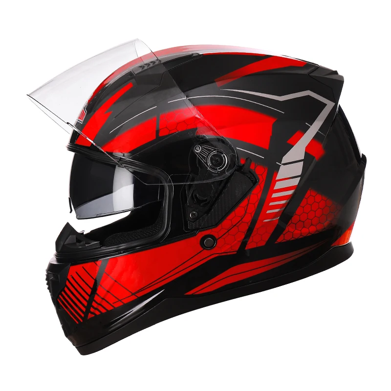 

Full Face Motorcycle Helmet Dark Lens Motorbike Open Face Casco Visors Dirt Bike Helmet S M L XL For Man Women DOT ECE Approved