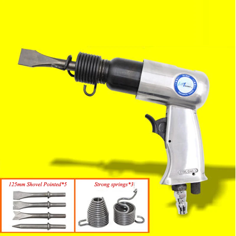 150mm Handheld Pistol Gas Shovels Professional Air Hammer Small Rust Remover Cutting Drilling Chipping Pneumatic Tools