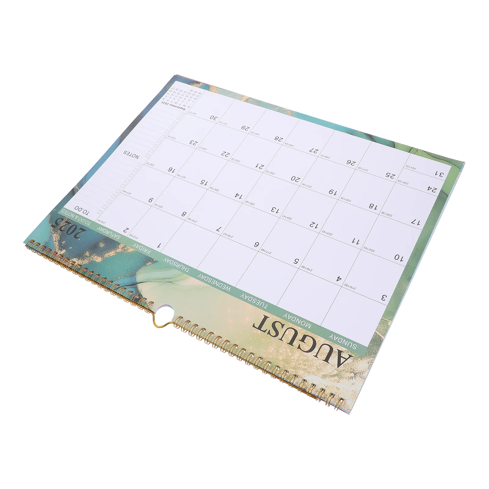 2025 Wall Calendar Large Coil Reusable Appointment Planner Paper Flip for Classroom