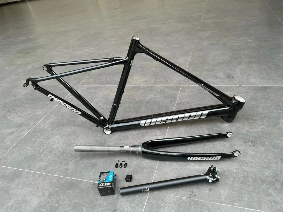 Jissco-カーボンファイバー製自転車フレーム,中央処理管,フロント