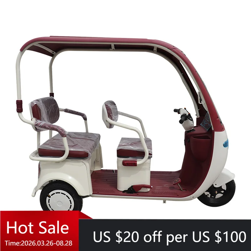 Tc Chinese factory specializes in designing adult's most popular 60v 58Ah cheap electric tricycle
