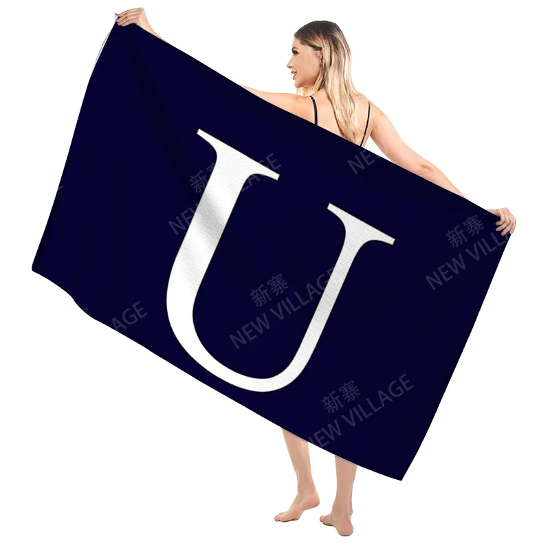 Bathroom Bath towel for adults sauna Large beach towel Gym towel Large hotel woman shower quick drying microfiber simple letter