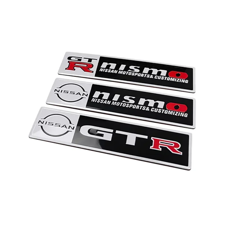 Side Badge Metal for Nissan Nismo Qashqai Juke Altima Note Navara Tiida Micra X-Trail Car Body Decal Rear Trunk Emblem Sticker