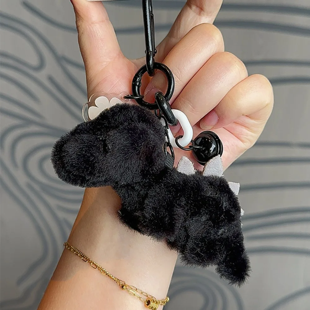 

Simple Design Dopamine Dinosaur Plush Pendant Fashionable Plush Material Dinosaur Plush Keychain Soft Texture Trendy