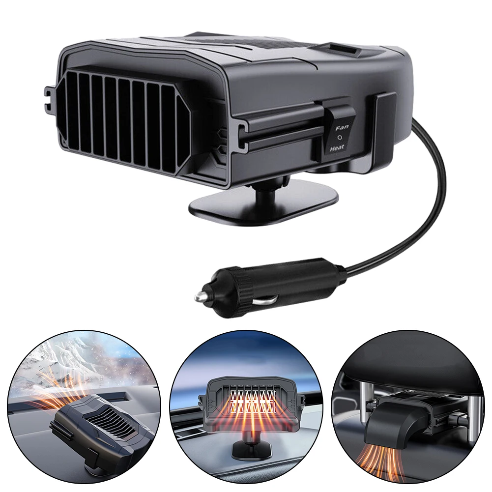 Mini Auto Heater 12V Draagbare Elektrische Verwarming Fan Defogger Ontdooier Efficiënte Verwarming en Koeling voor Jaar Ronde Comfort