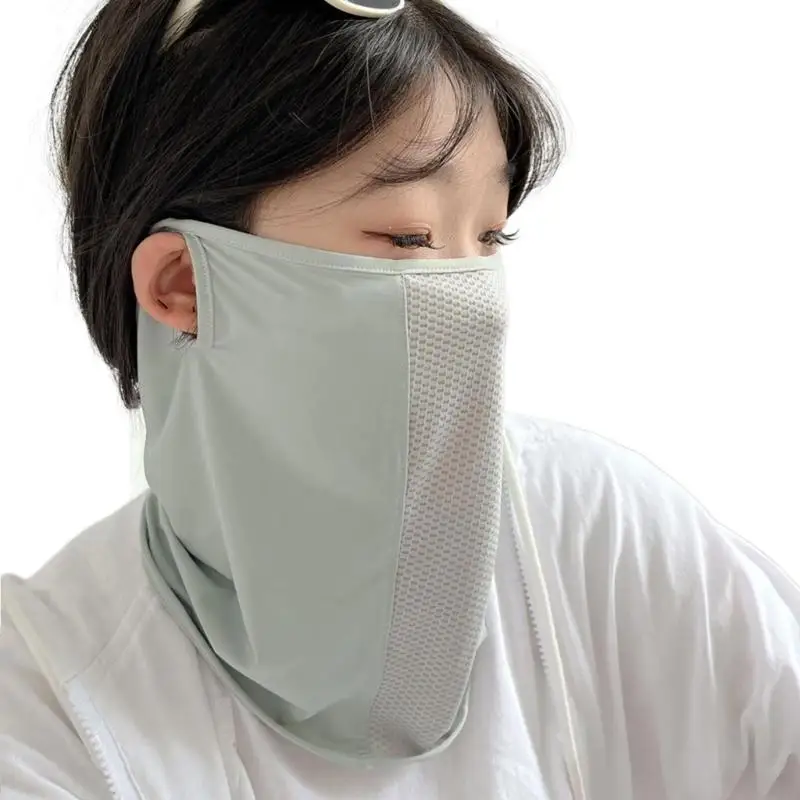 Sunshade Face Cover Mask a prueba Sunshade Neck Gaiter para verano aire libre Mask unisex a prueba H7EF
