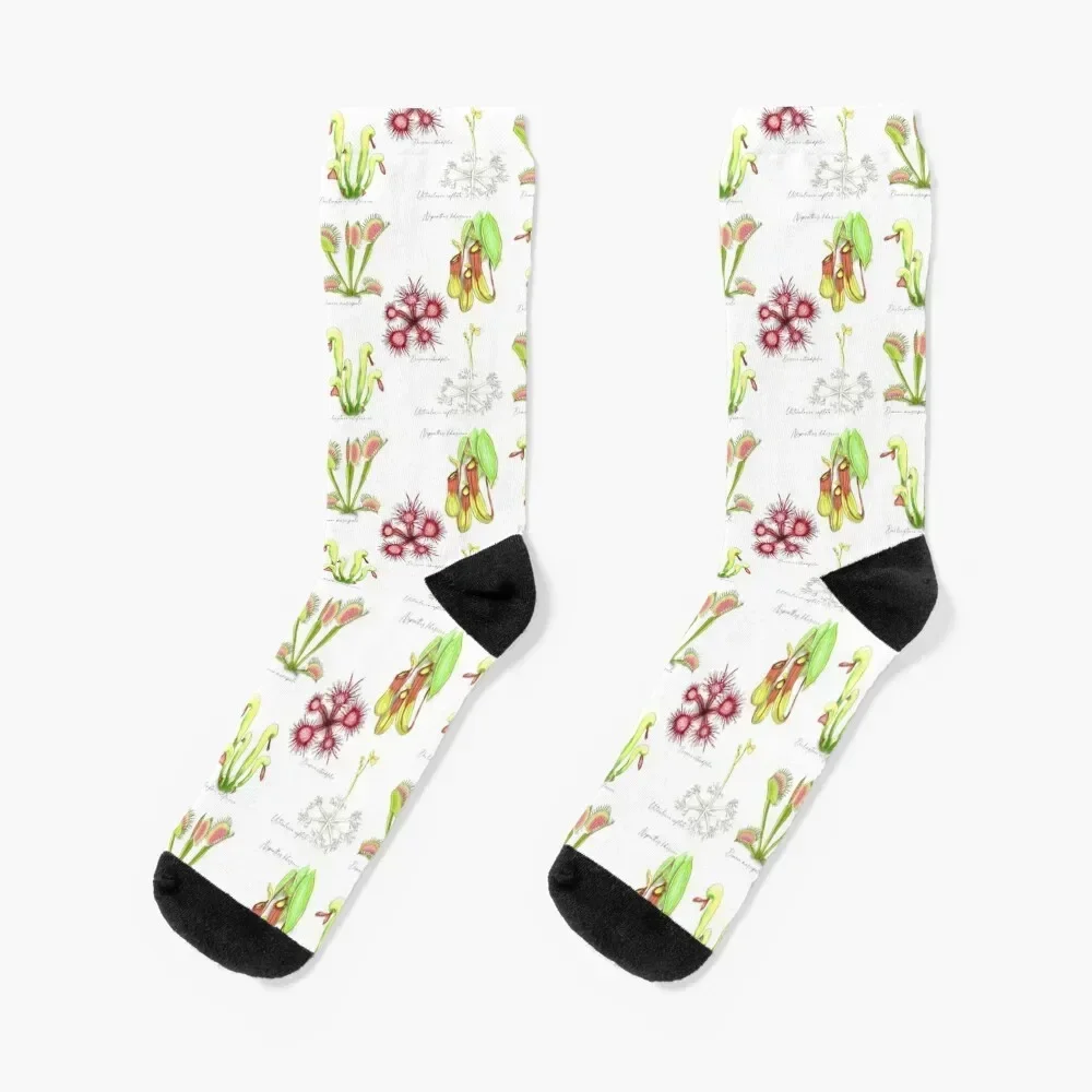 Carnivorous Plants Socks kids halloween summer bright garter Socks Girl Men's