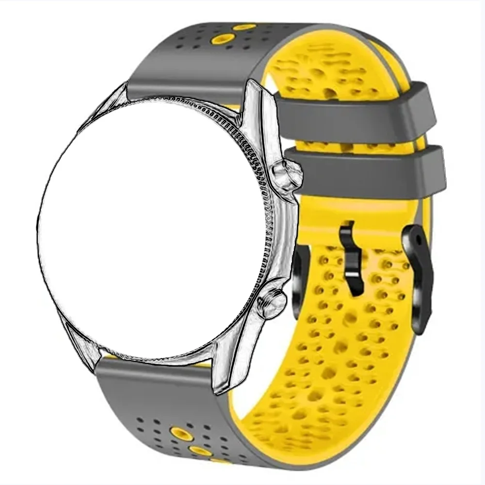 Cinturino per orologio in silicone 22mm per Huawei Watch Ultimate/GT 5 3 Pro 46mm cinturino traspirante GT 5 4 3 2 46mm/orologio 4 3 Pro braccialetto