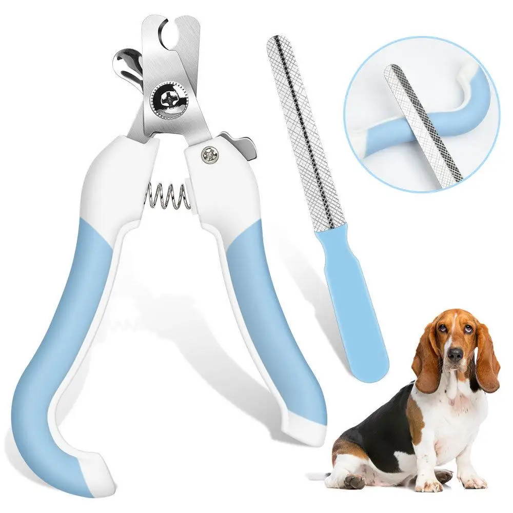 Professional Pet Nail Clipper Stainless Steel Dog Cat Nail Trimmer Labor-Saving Nail Clipper Convenient Dog Grooming Supplies