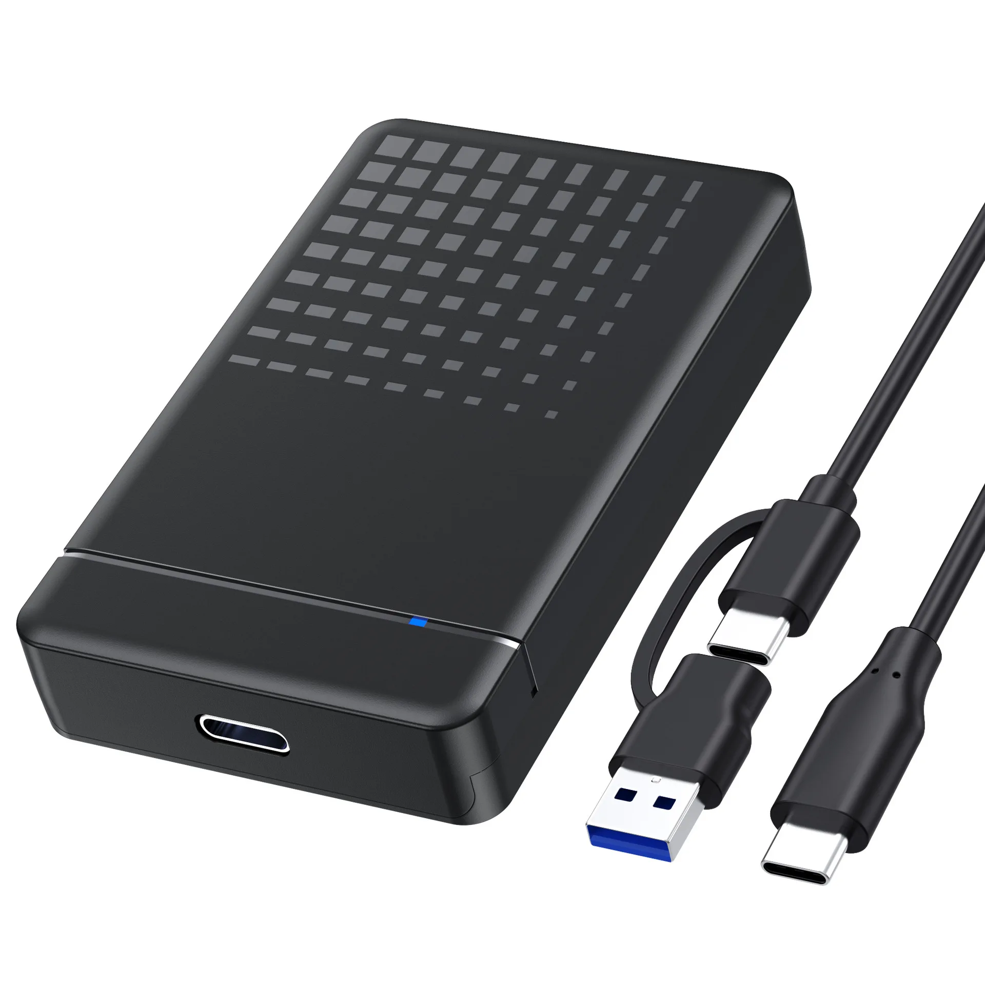 Mini USB Type C MSATA Case 3050 Hard Drive Enclosure Case USB 3.1 Laptop MSATA SSD External Hard Disk Box Plug Play