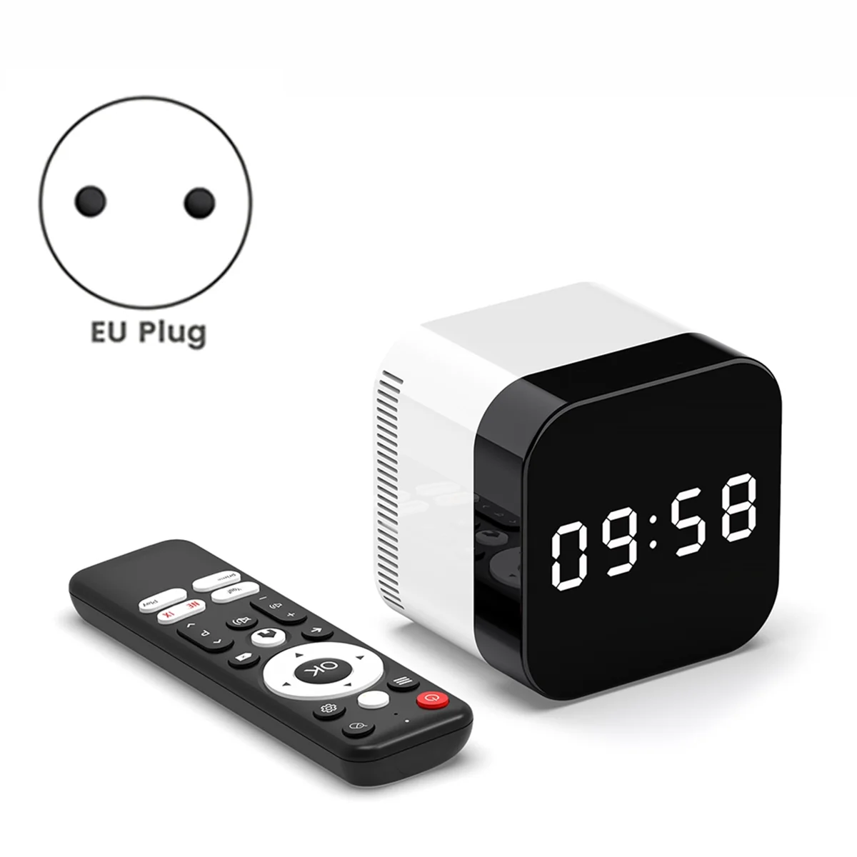 

X64A_H96 Часы ТВ Видеоприставка Декодирование BT5.0 Голосовые дистанционные ТВ-приставки Вилка европейского стандарта