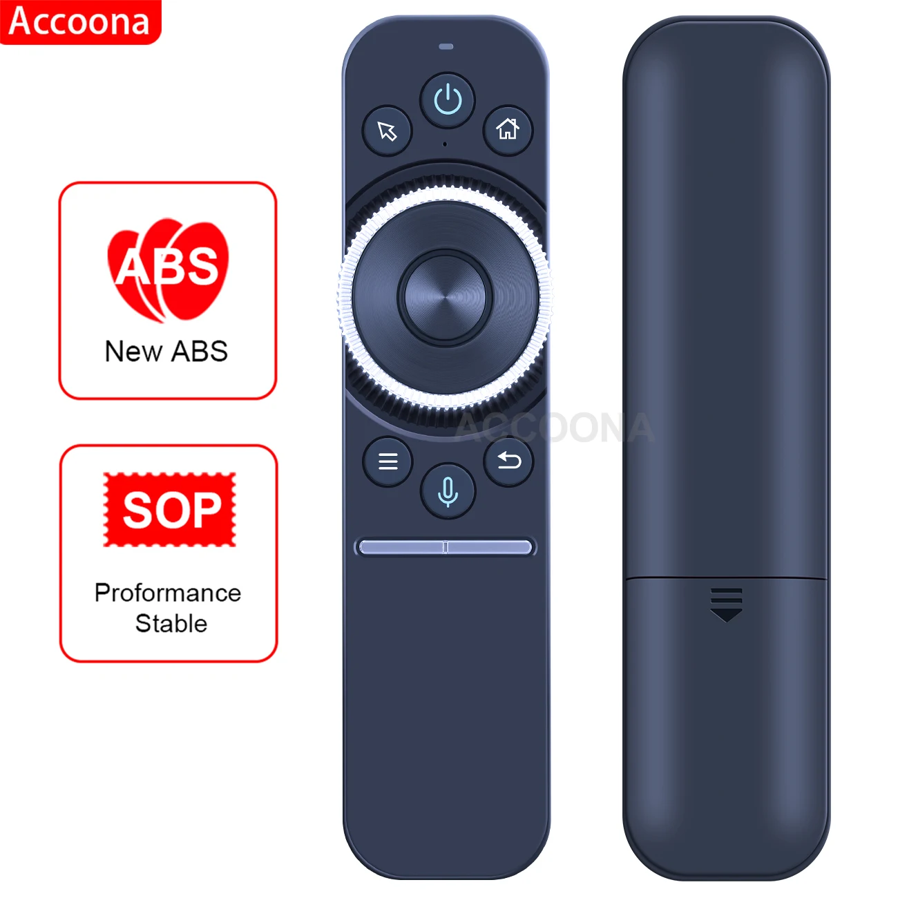 

W1S 2.4G wireless mouse infrared learning remote knob controls the built-in six-axis Gyroscope Sensor Android TV Box PC