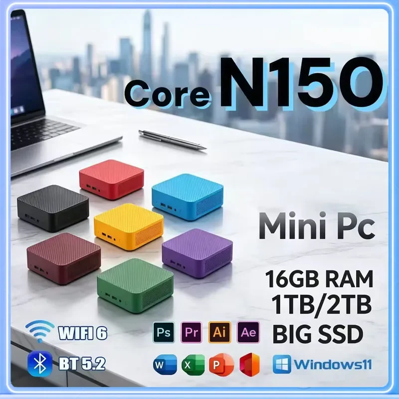 sleek-portable-mini-pc-intel-core-n150-win11-16gb-ram-1tb-or-2tb-ssd-wifi-6-bluetooth-52-smooth-for-office-and-study-work