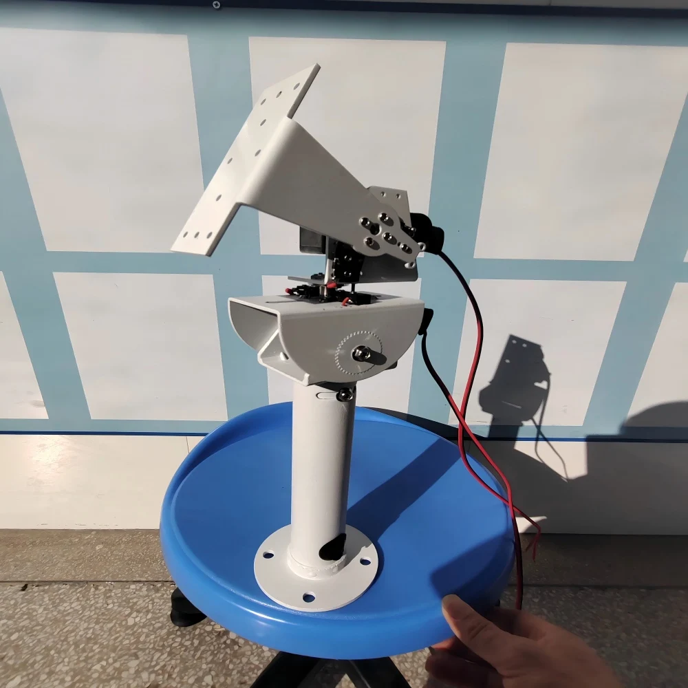 Solar Tracking Monitoring DC Dual-Axis Gimbal Robot Large Load And High Torque All-Metal X-Axis Y-Axis image 4