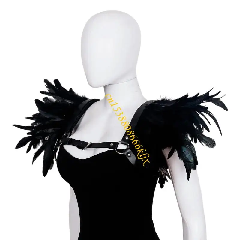 

Cape Gothic Shrug Cape Shawl Shoulder Wrap Medieval Halloween Cosplay Costumes for Adults Women Men 066C