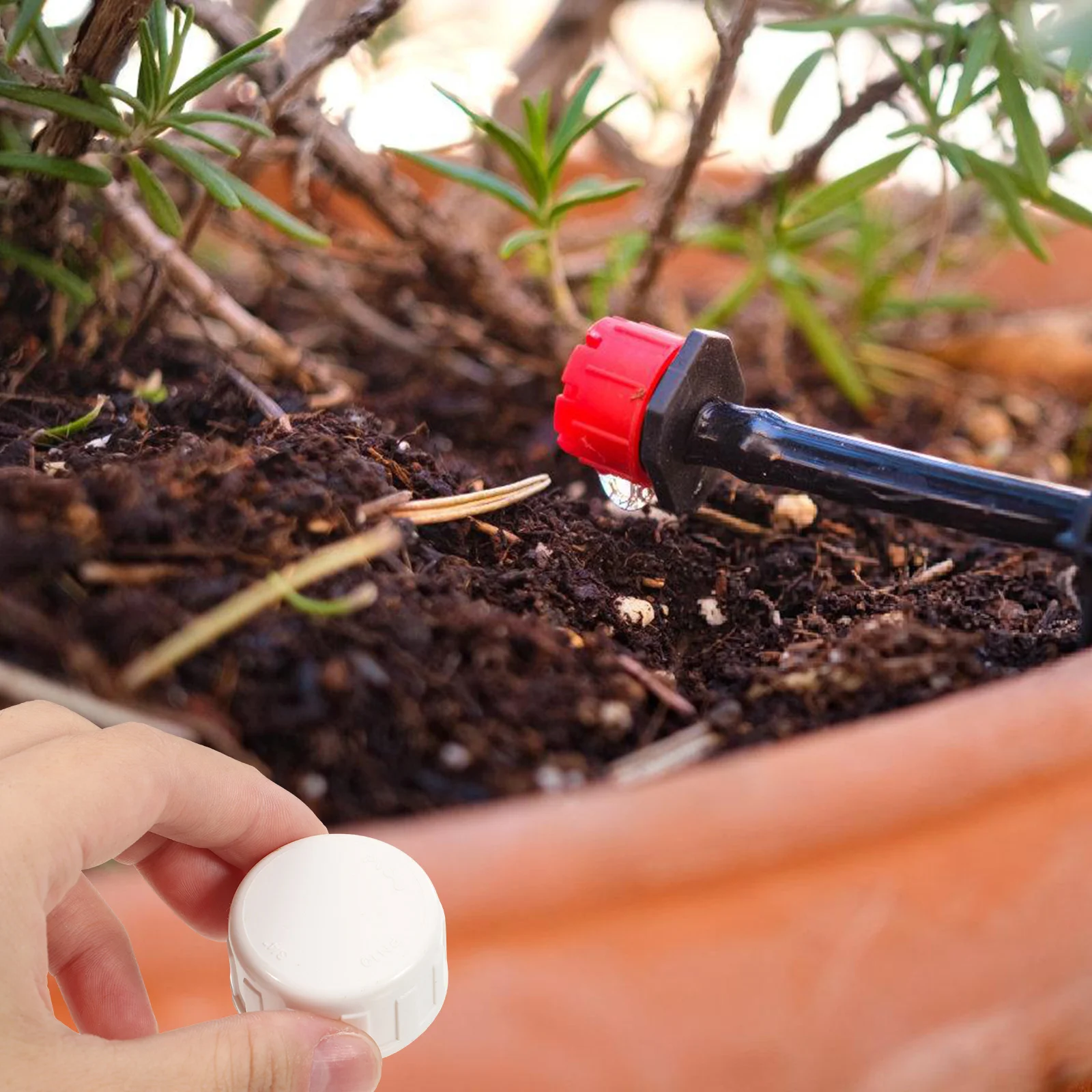 

20 Pcs PVC Pipe Cap End Parts 1/2 Inch Stopper Plug Standard Water Supply Fittings Irrigation Systems Outdoor Applications
