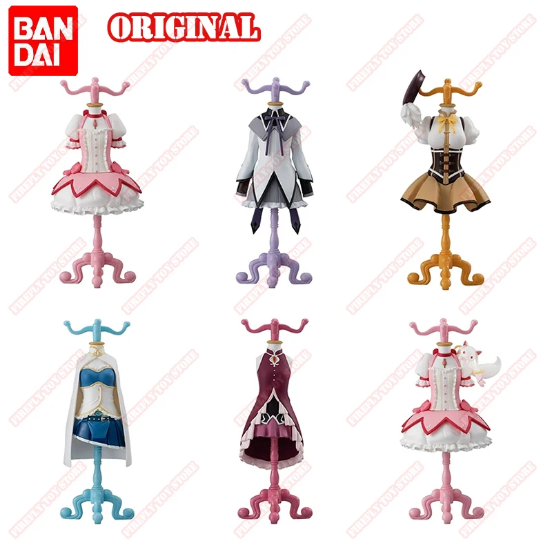 BANDAI Original Puella Magi Madoka Magica Animation Peripherie-Spielzeug Uniform Gacha Gashapon Anime Action-Modellfiguren Sammlung