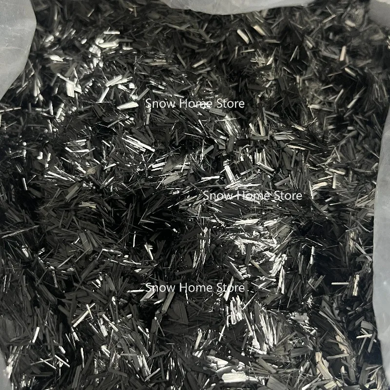 100G Chopped Carbon Fiber Silk 3-40mm Multi-specification Optional DIY Carbon Fiber Coated Model Reinforcement Material