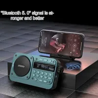 SANSUI F27 Portable Mini Version Walkman FM Radio Elderly Outdoor Speaker MP3 Music Player Supports Recording Music Center