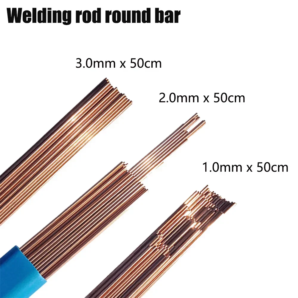 1KG 3-30pcs Phosphorus Copper Electrode Welding Rod Brass Welding Wire Bronze Electrode Soldering Rod No Need Solder Powder