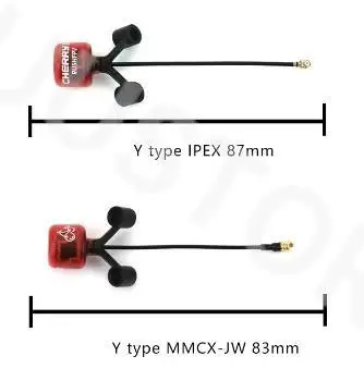 RUSHFPV Cherry 2 II 5.8G 1.8DBI FPV Antenna LHCP RHCP SMA UFL IPEX MMCX for FPV Freestyle Analog Digital Drones DIY Parts image 3