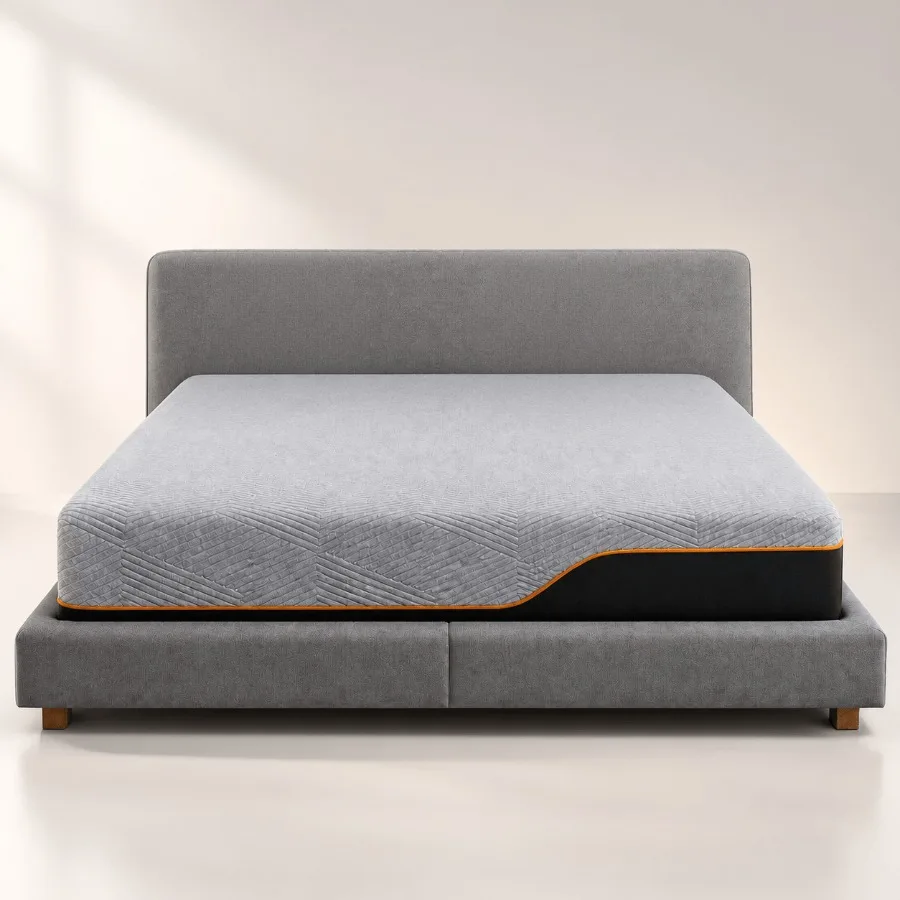 14 Inch King Mattress for Back Pain Relief, CertiPUR-US Certified Memory Foam, Medium-Firm Support, Hypoallergenic, Cool Gel In
