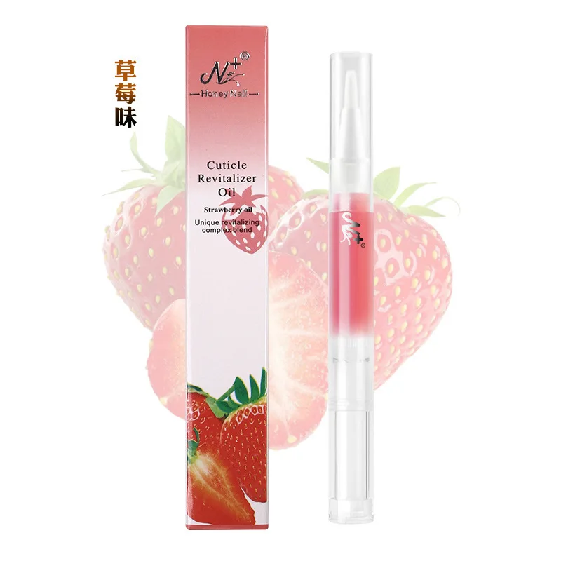 Nail Nutrition Oil-15 Flavors Nail Nutrition Pen Nail Polish Finger Oil Pen Softening Agent Pen Apple Blueberry Strawberry Lemon