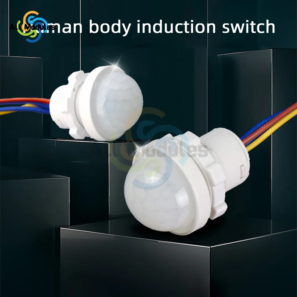 PIR Motion Sensor Light Switch LED PIR No Adjustable Delay Human Body Infrared Detector IR Infrared Motion Sensor Light Switch
