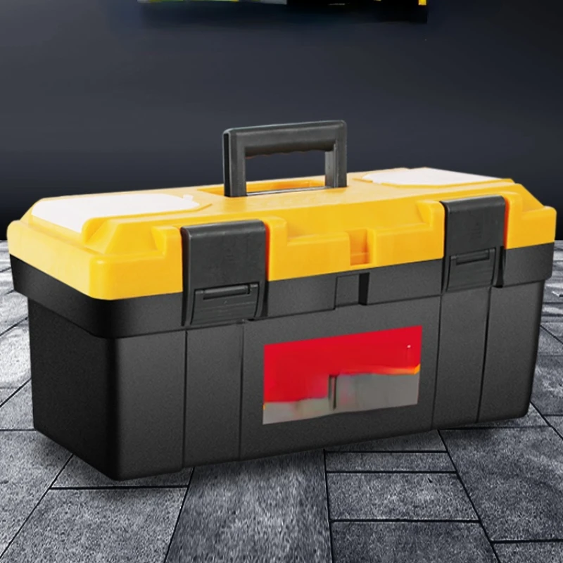 

Multifunctional Plastic Hardware Toolbox Full Set of Toolbox Portable Car Household Electrician Maintenance Small Storage Box