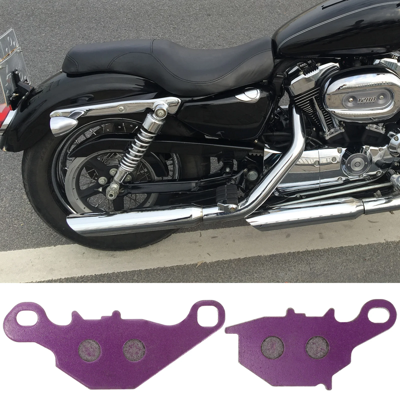 Рисунок 5 - 1 пара мотоциклетных тормозных колодок