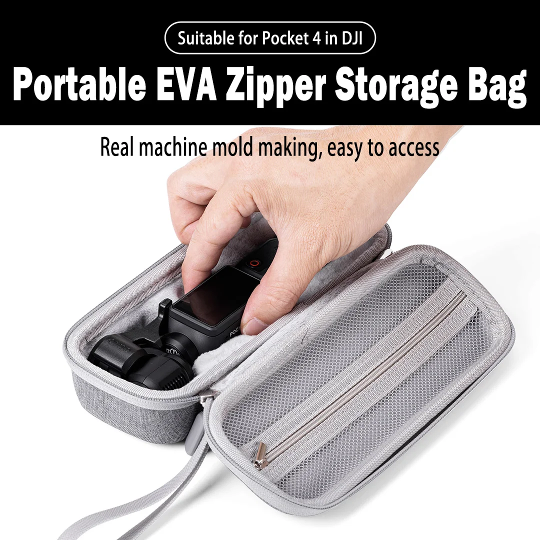 Carrying Bag for DJI Osmo Pocket 4 Portable Handheld Pocket 4 Storage Bag Waterproof Anti Drop Sports Camera Protection Case