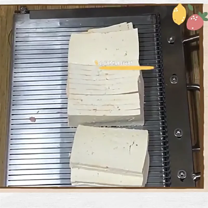 Multifunctional Kitchen Stainless Steel Slicer Effortless Cutting for Ham Cucumber Tofu Manual Food Slicer
