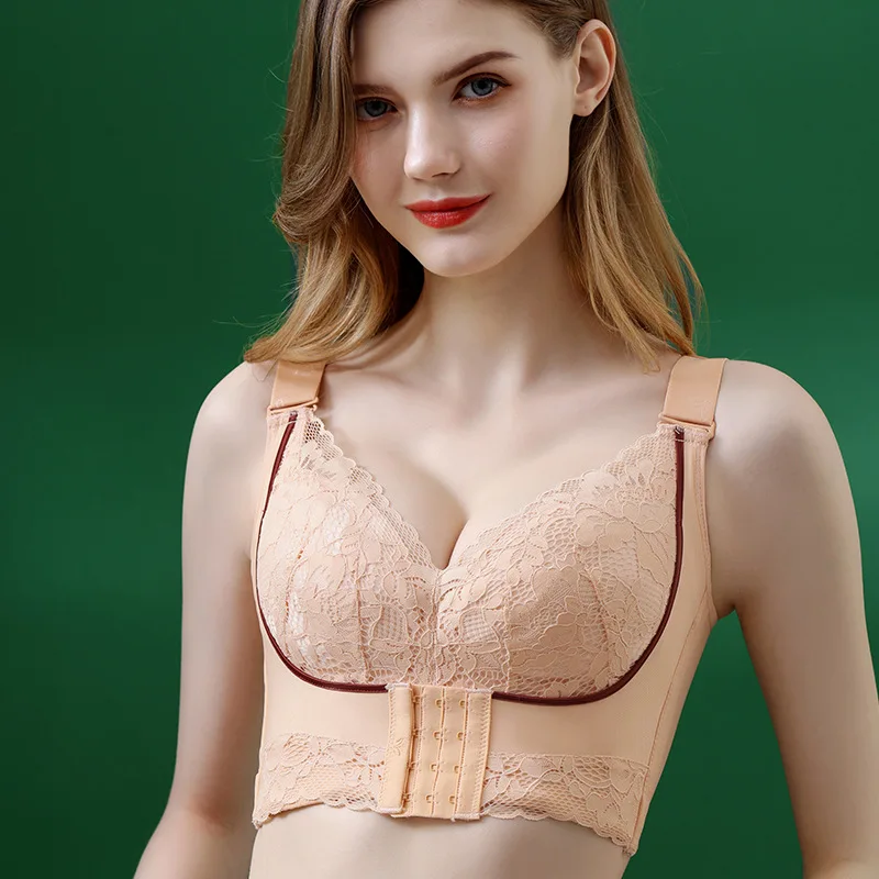 Women Bra Bralette Push Up Bra Sexy Lingerie CD Cup Plus Size Bra Luxury Nobility Bra Front Open 2024 Fashion Bras for Women