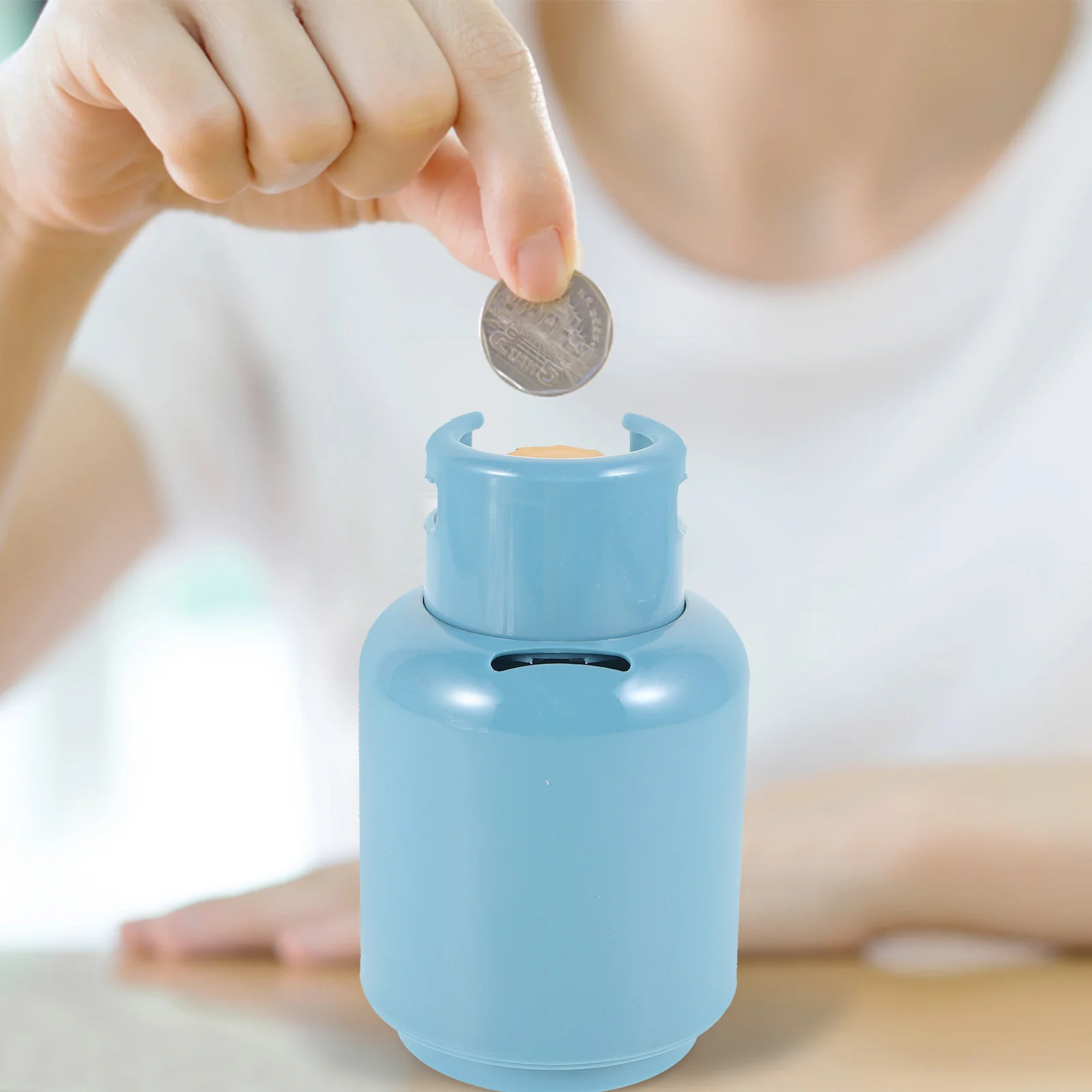 Piggy Bank Diversion Fuel Tank Mini Propane Funny Money Saving Pot Secret Container Reusable Desktop Decorative