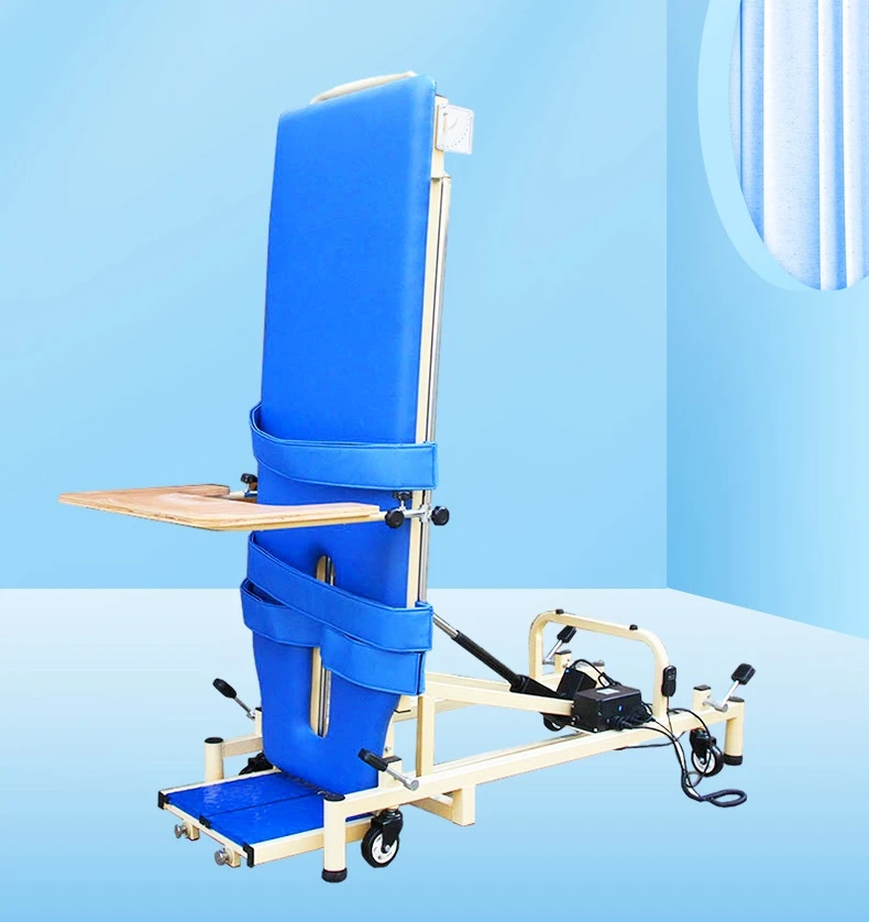 Medical Supplies Multifunctional Electric Physiotherapy Standing Training Bed Upright Tilt Rehabilitation Equipment Medical Bed