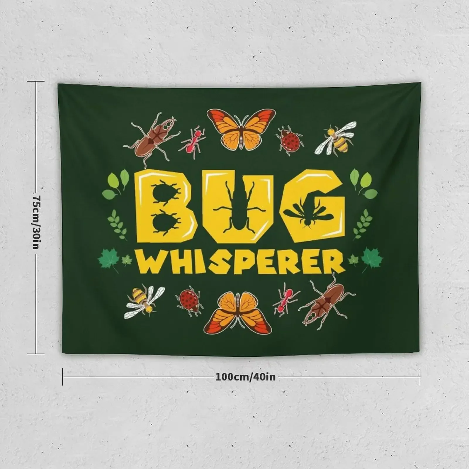 Bug Whisperer Insect Ant Butterfly Ladybug Gift Tapestry Decor Home Bedroom Decoration Room Ornaments Tapestry