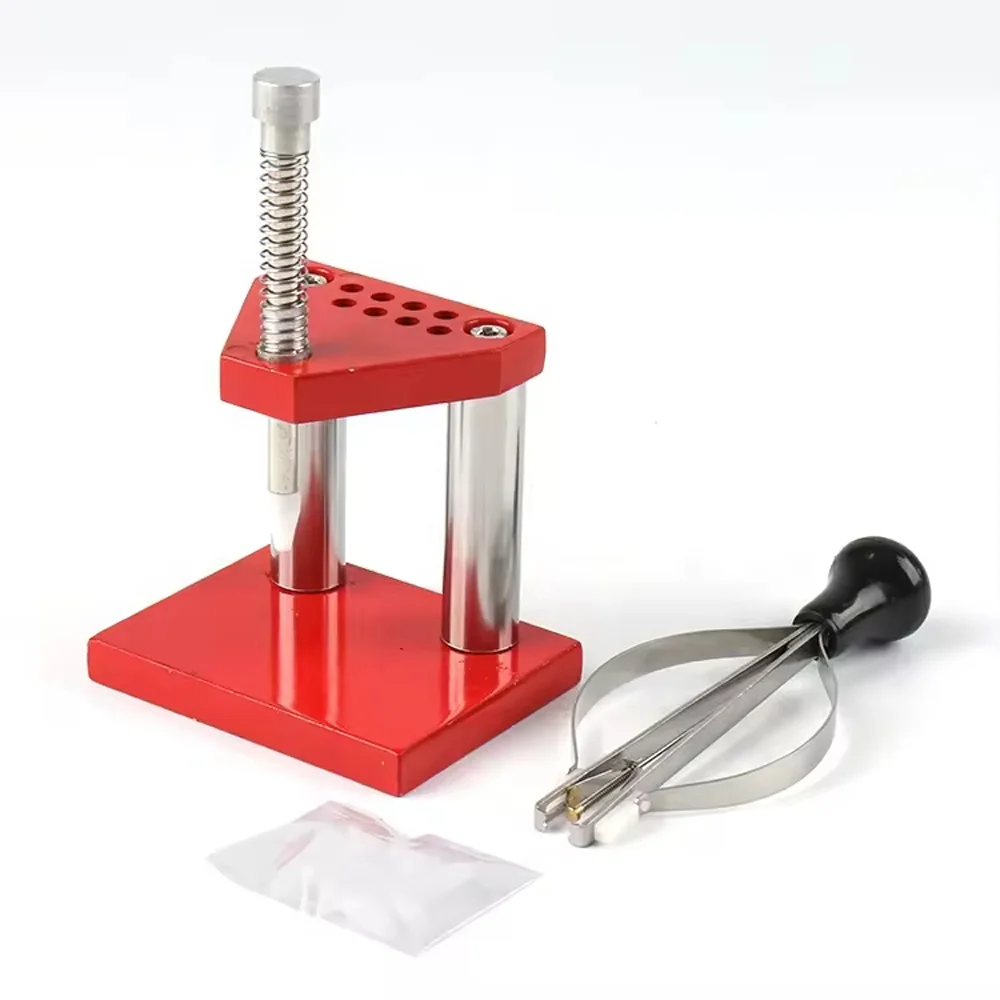 

Красный портативный инструмент для удаления игл для часов, пресс-плунжер, точный фитинги для ремонта наручных часов, инструменты для часовщиков