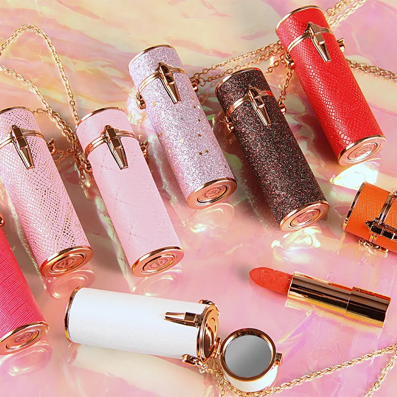 Bag Chain Velvet Lipstick Matte Sculpted Lipstick Makeup Moisturizer Lip Stick 24 Hours Waterproof Set Private Label Lip Gloss