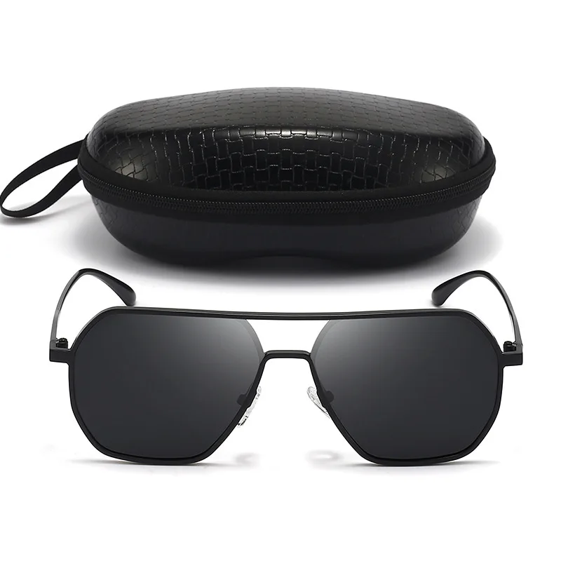 Luxury Metal Photochromic Sunglasses Men Women Fashion Polarized Sun Glasses Stylish Chameleon Anti-glare Driving Shades UV400