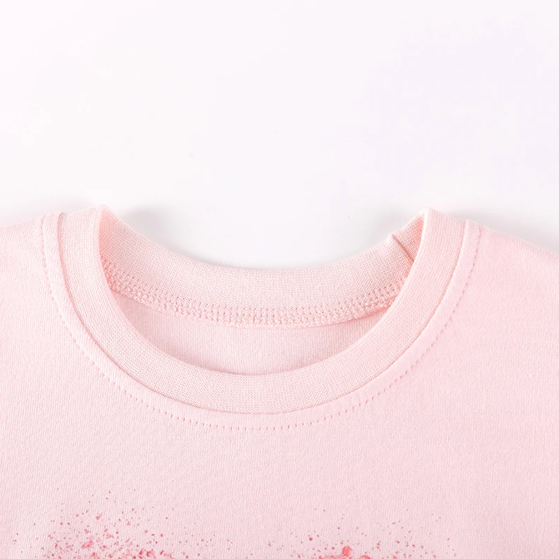 Little maven Baby Mädchen Langarm T-Shirts Cartoon-Herzen Kinderkleidung 2026 Herbst Frühling Kinder Lässige Baumwoll-Shirts – Detail 4