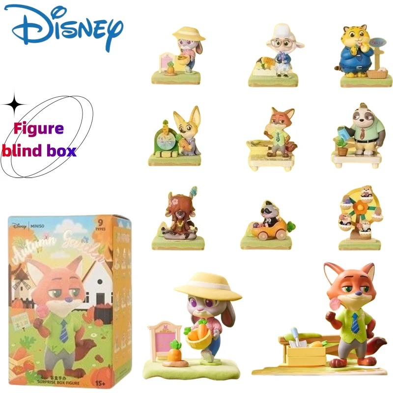 Disney Zootopia Autumn Manor Surprise слепая коробка креативная ценная Q Edition ника фигурка модель статуя автомобиль настольные украшения