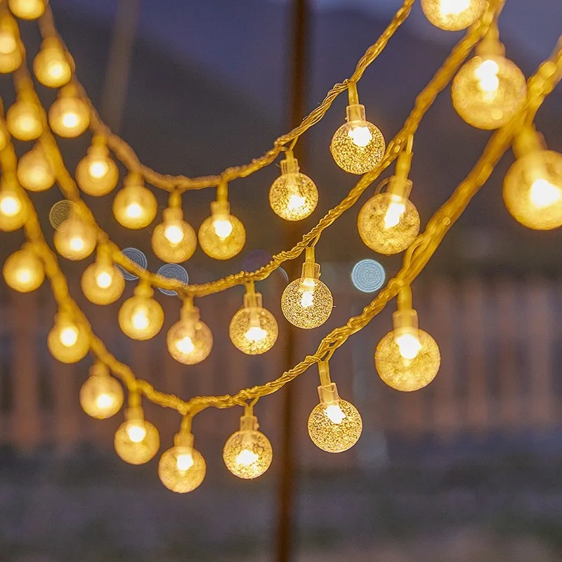 LED Light String – PVC Material, Christmas Decoration, Outdoor Camping Tent Canopy Light, Long Battery Life, Waterproof & Energy 2