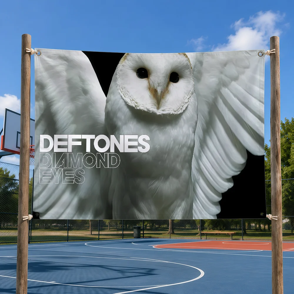 Band D-Deftones-S Private Music Flag Tapestry Outdoor Decor Flaga Decorative Home Objects Barber Shop Decoration Garage Hang