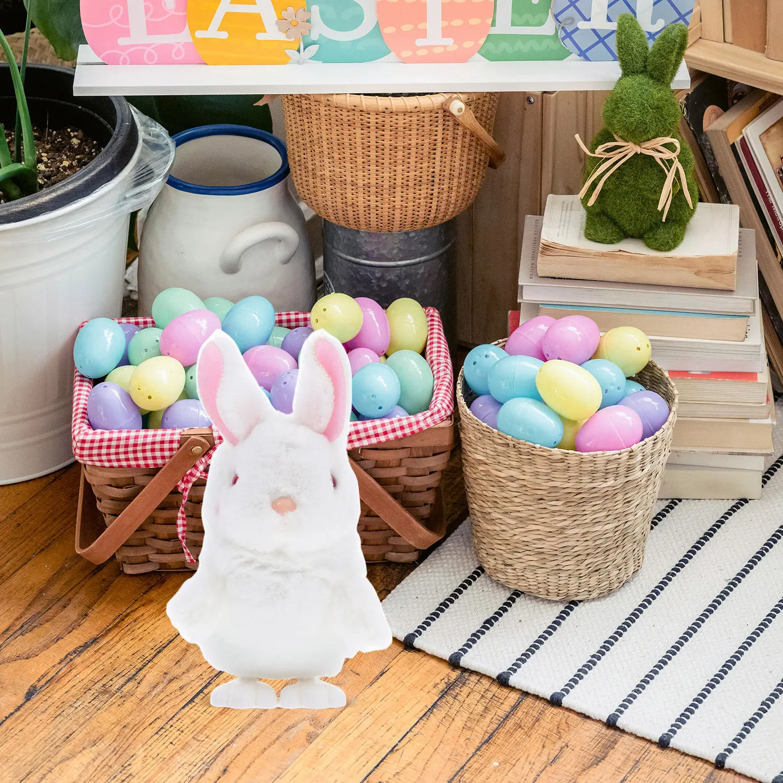 Wind Up Animal Character Lovely Easter Jumper Interactive Clockwork Mechanism Party Favor Shape Element Portable Novelty